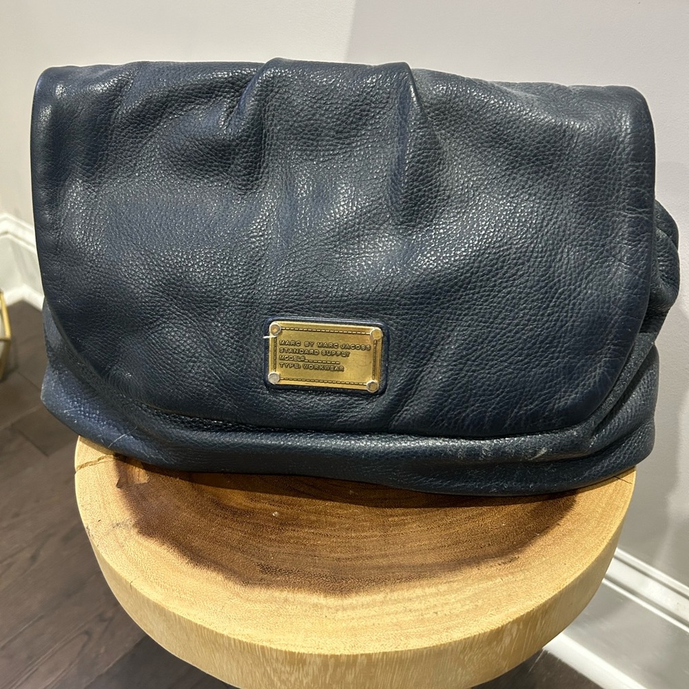Navy Marc by Marc Jacob’s leather bag!